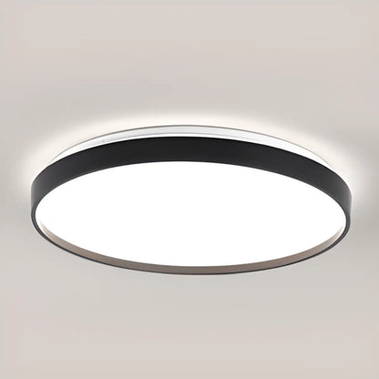 Stylish Circular Acrylic Flush Ceiling Light in Multi Dimming