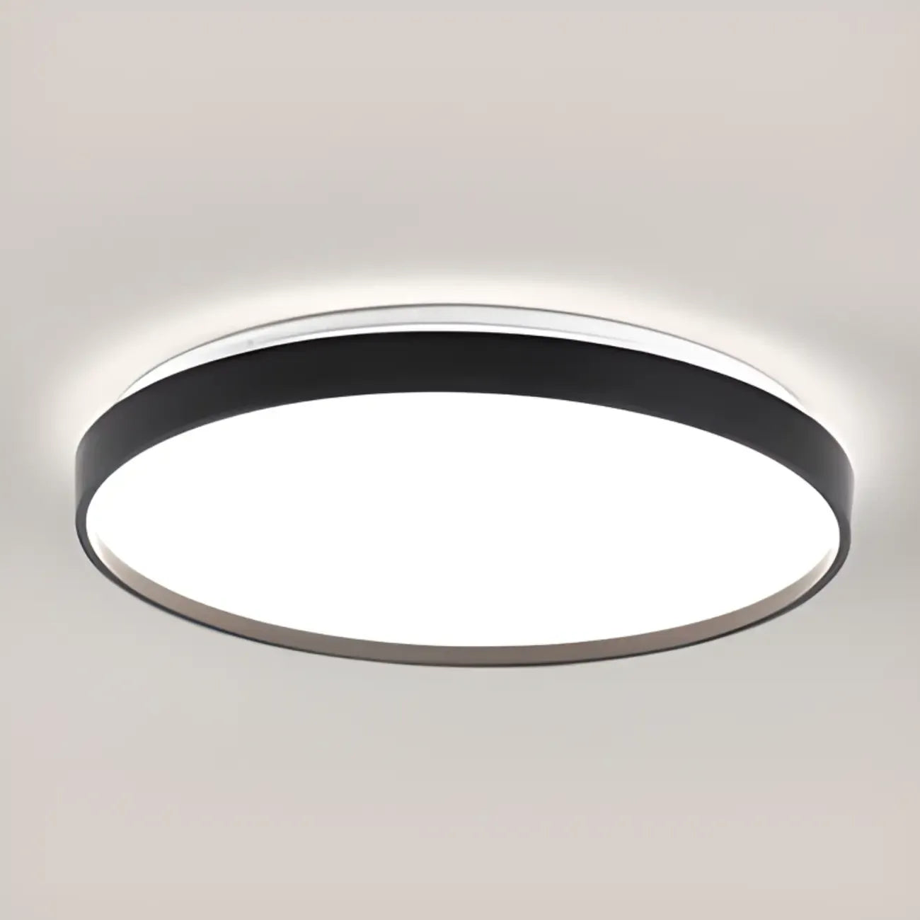 Stylish Circular Acrylic Flush Ceiling Light in Multi Dimming