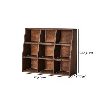 Wooden Open Display Cabinet for Living Room Decor