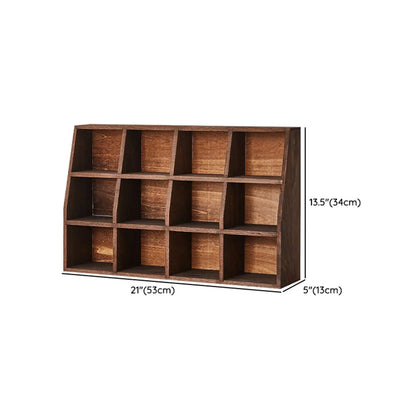 Wooden Open Display Cabinet for Living Room Decor