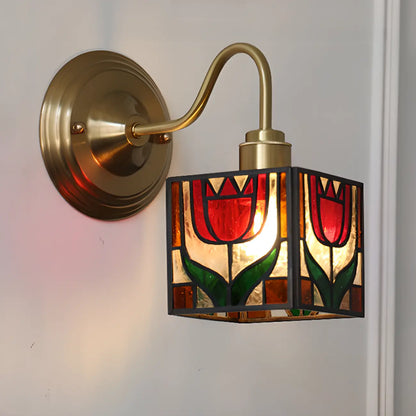 Rubik's cube Wall Sconce with Multi-Color for Living Room