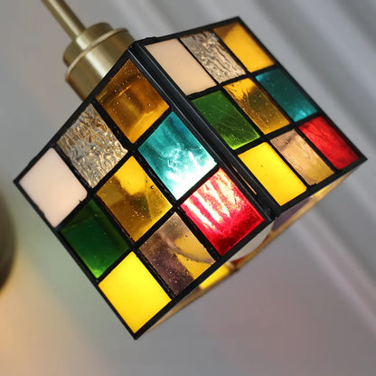Rubik's cube Wall Sconce with Multi-Color for Living Room