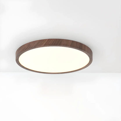 Simplistic Circular Acrylic Flush Ceiling Light in Dimmable