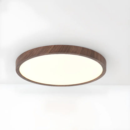 Simplistic Circular Acrylic Flush Ceiling Light in Dimmable