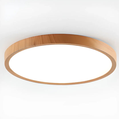 Simplistic Circular Acrylic Flush Ceiling Light in Dimmable