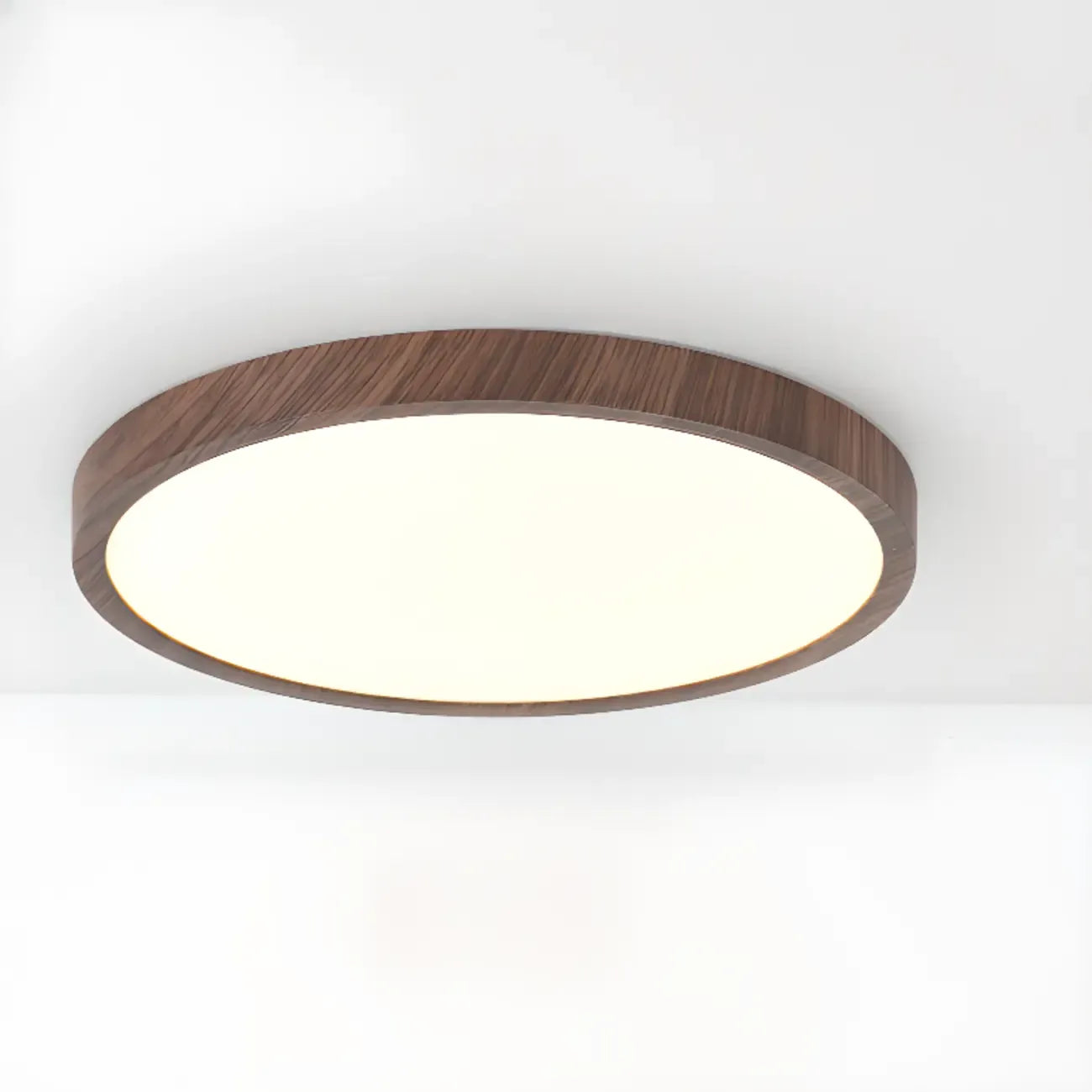Simplistic Circular Acrylic Flush Ceiling Light in Dimmable