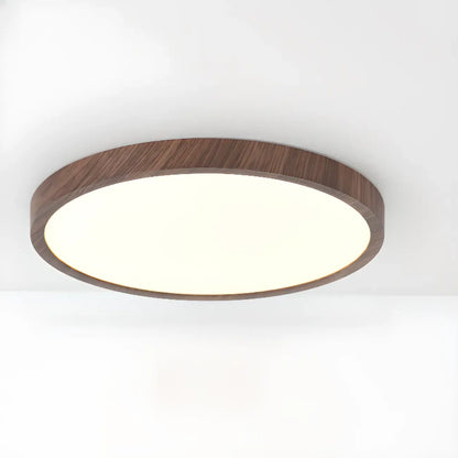 Simplistic Circular Acrylic Flush Ceiling Light in Dimmable