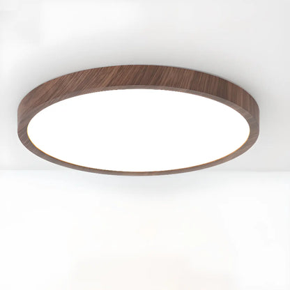 Simplistic Circular Acrylic Flush Ceiling Light in Dimmable