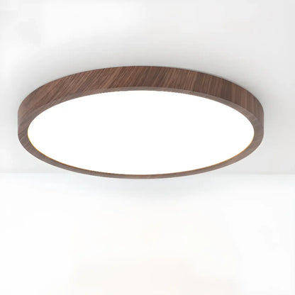 Simplistic Circular Acrylic Flush Ceiling Light in Dimmable