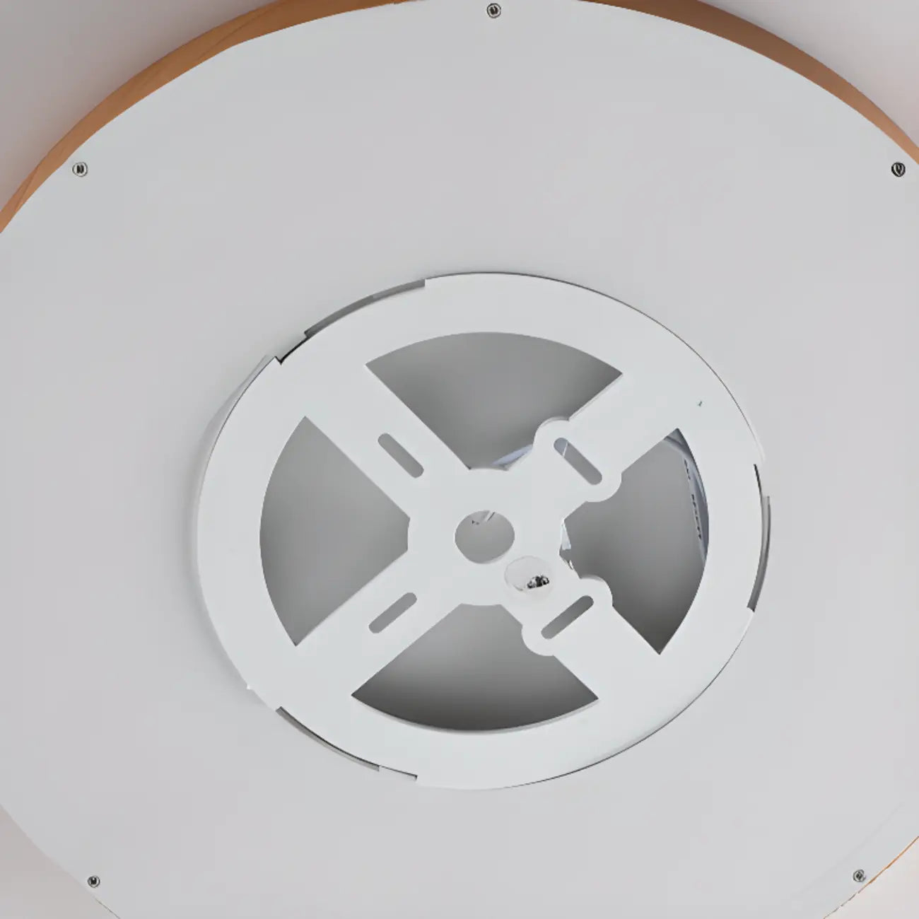 Simplistic Circular Acrylic Flush Ceiling Light in Dimmable