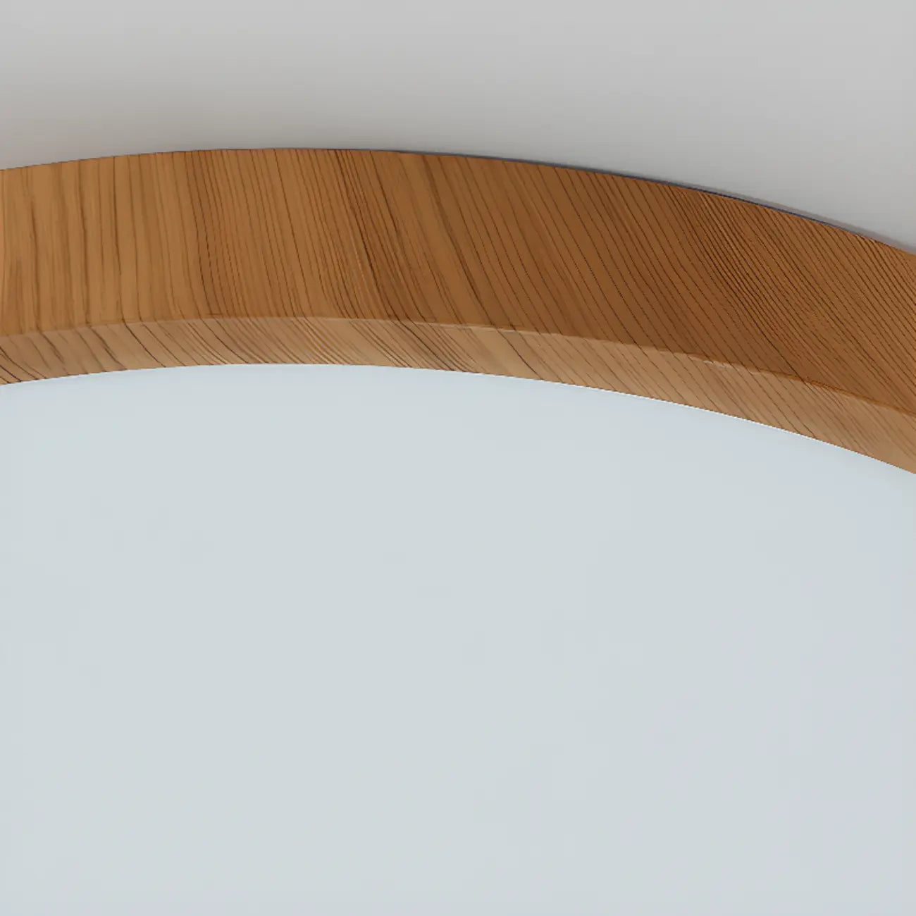 Simplistic Circular Acrylic Flush Ceiling Light in Dimmable