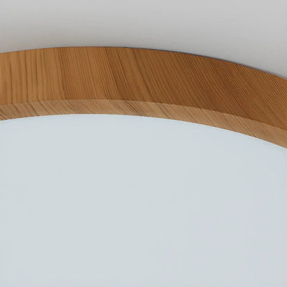 Simplistic Circular Acrylic Flush Ceiling Light in Dimmable