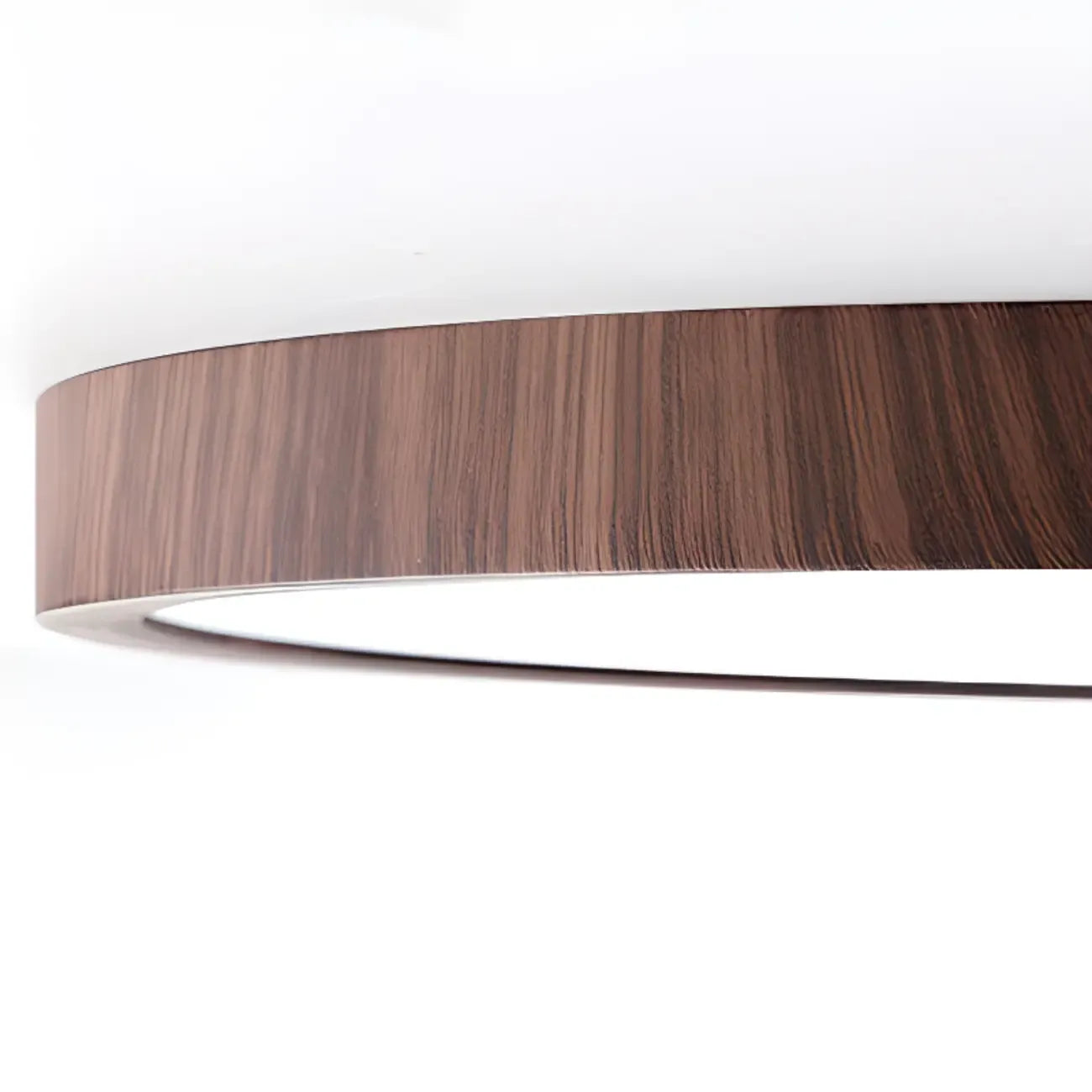 Simplistic Circular Acrylic Flush Ceiling Light in Dimmable