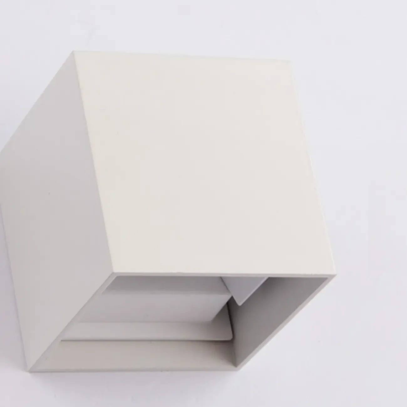 Aluminum Cube Solid Color Adjustable Up Down Outdoor Wall Sconce