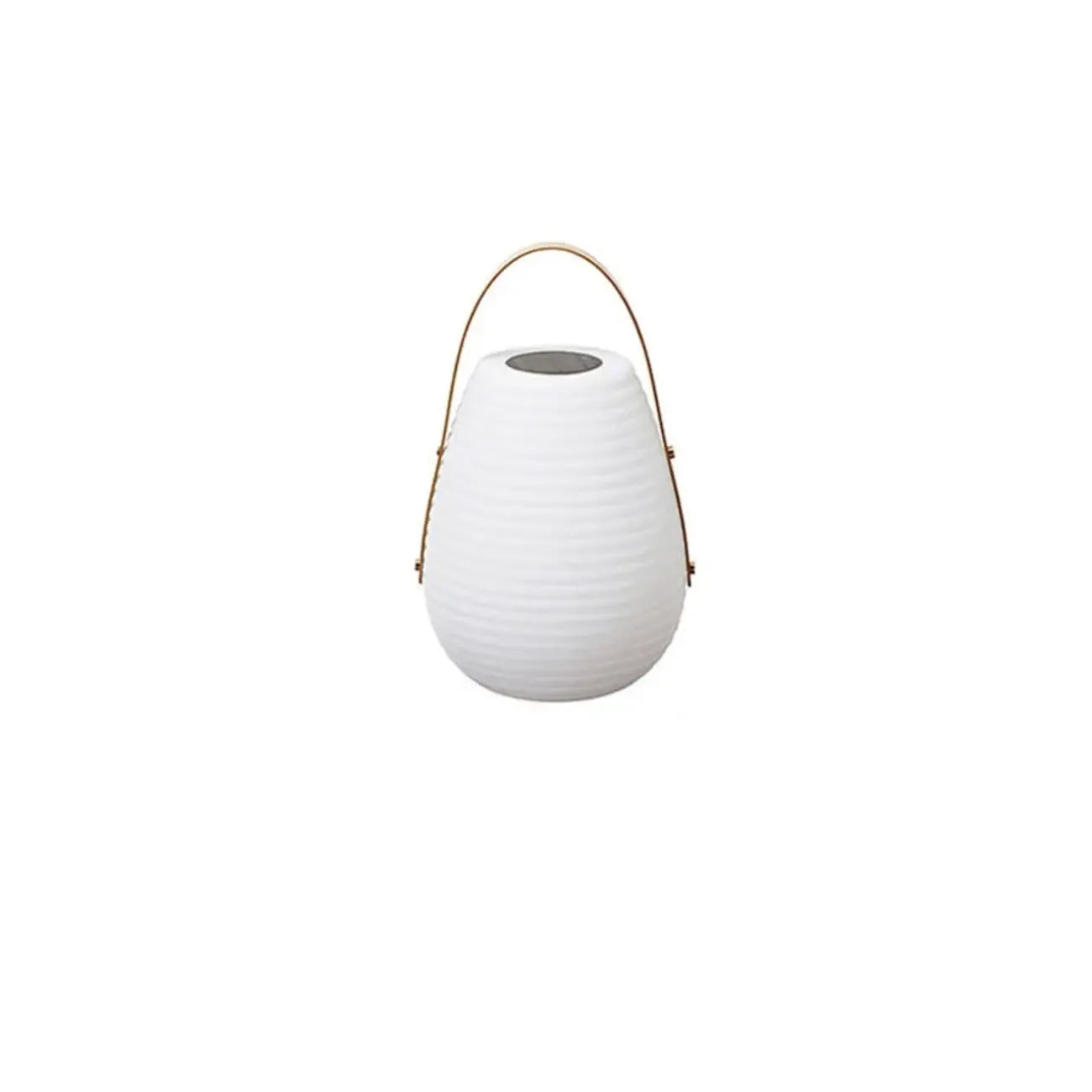 Minimalist Resin White Lantern Design Post Cap Light