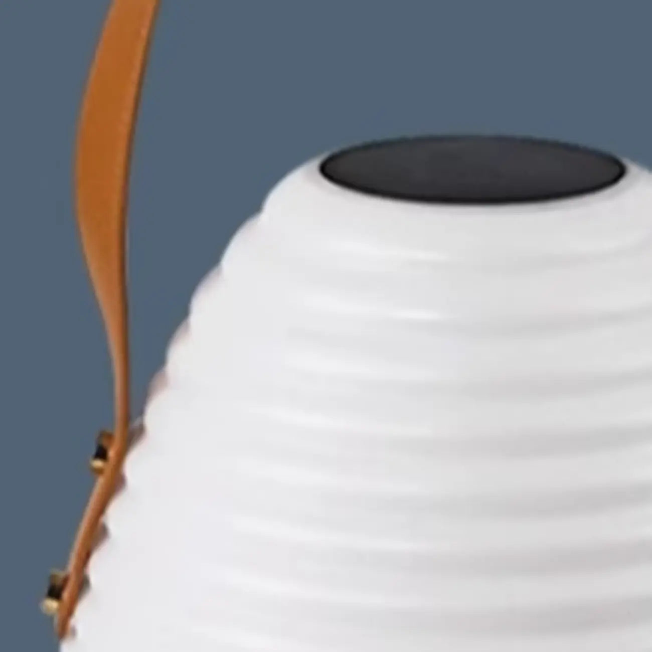 Minimalist Resin White Lantern Design Post Cap Light