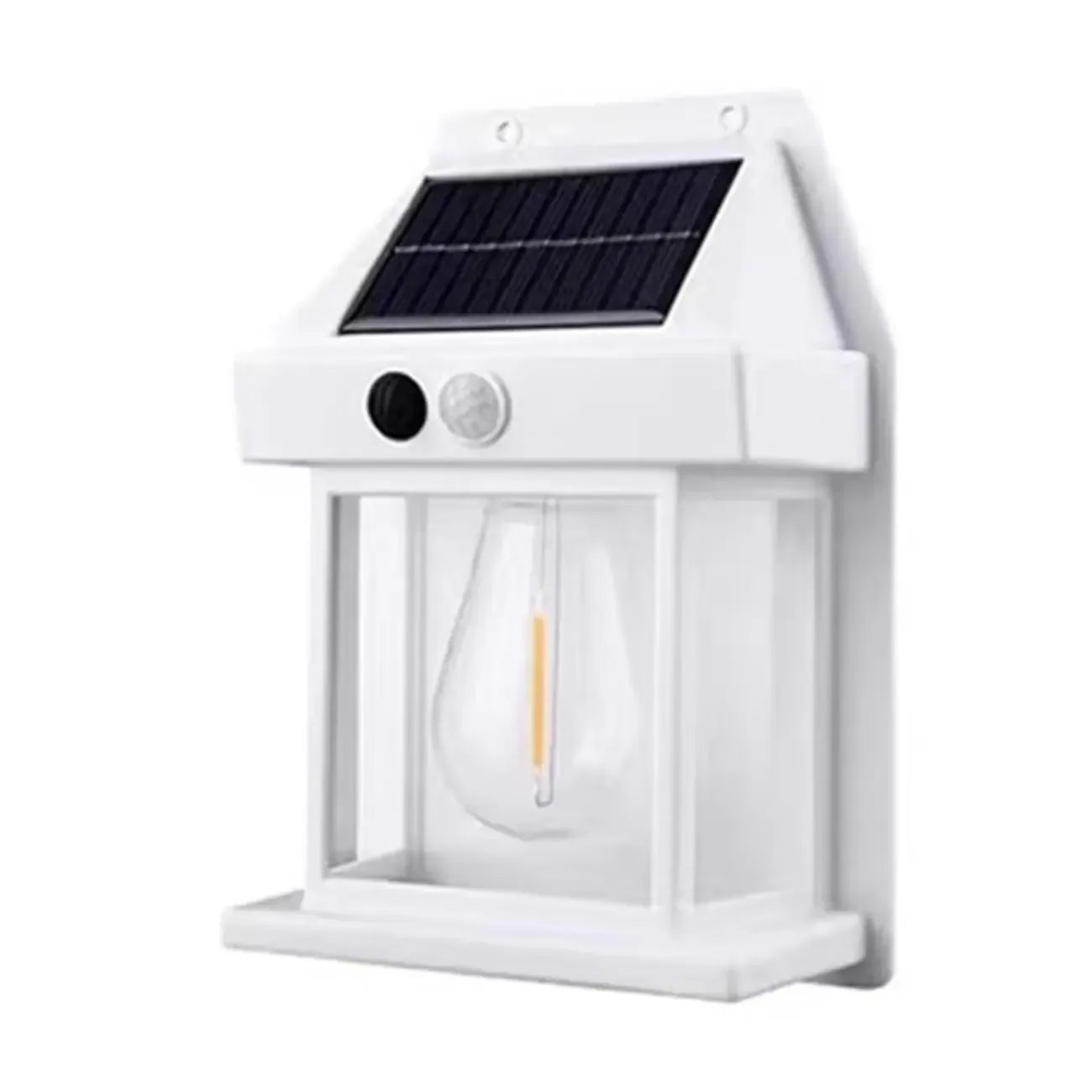 Modern Solar Metal Transparent Outdoor Wall Sconce