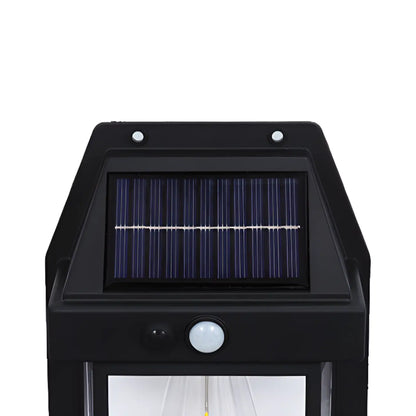 Modern Solar Metal Transparent Outdoor Wall Sconce