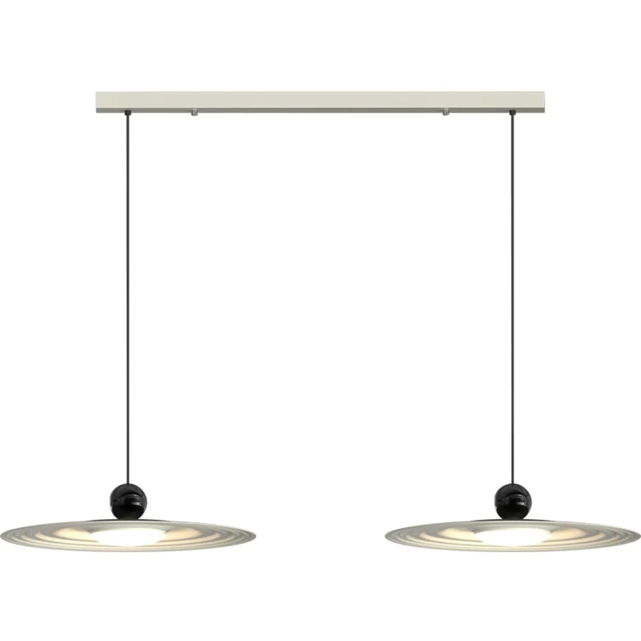 Ultra Modern Disc Metal Resin LED Kitchen Pendant Light