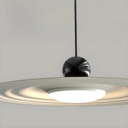 Ultra Modern Disc Metal Resin LED Kitchen Pendant Light