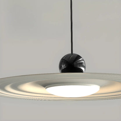Ultra Modern Disc Metal Resin LED Kitchen Pendant Light