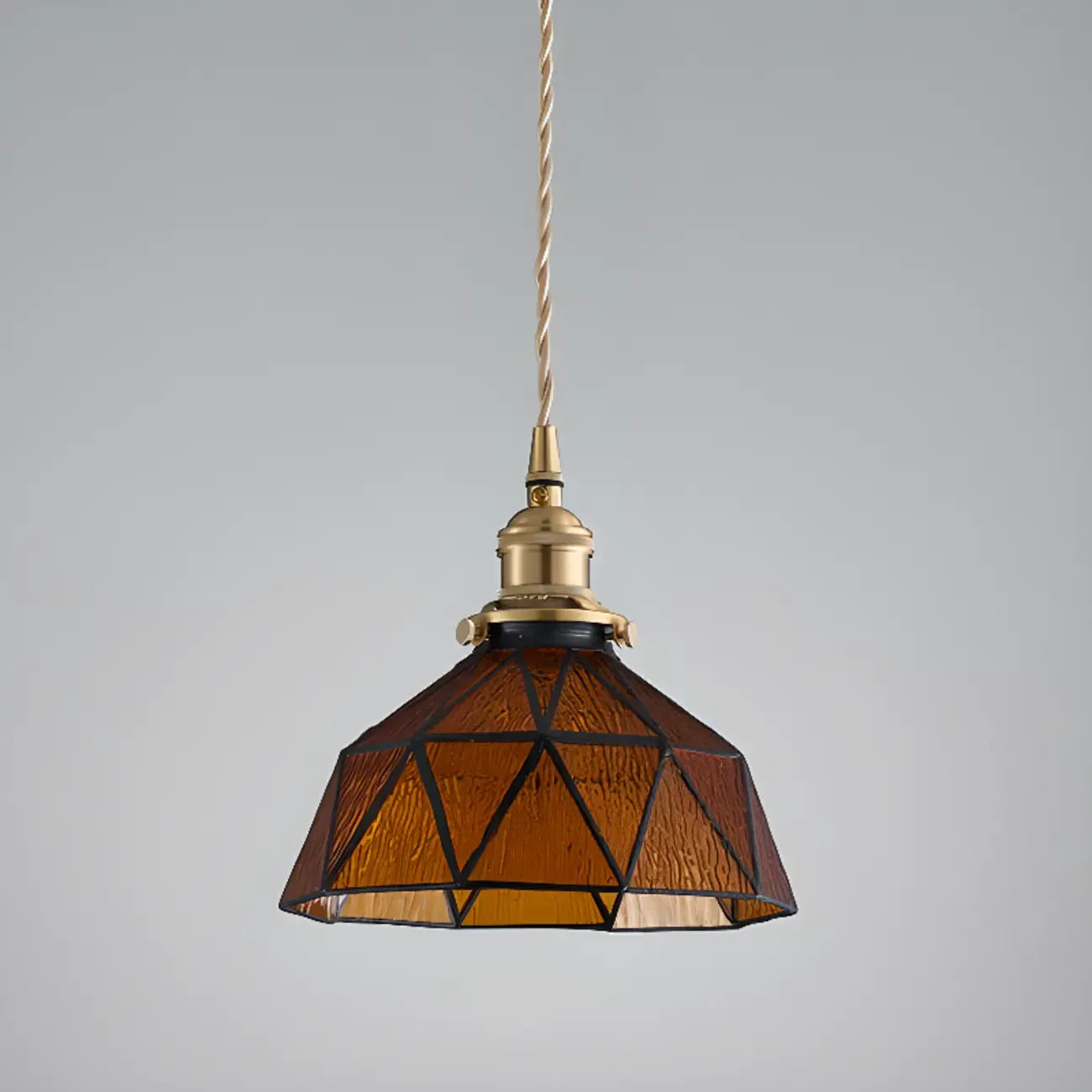 Modern Height Adjustable Blue Glass Kitchen Pendant Lighting