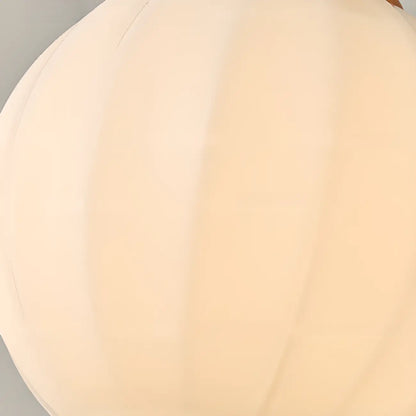 Adjustable Modern Wood Glass Pendant Light for Bedroom