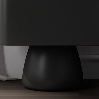 Glass Top Wood Storage Drawer Nightstand