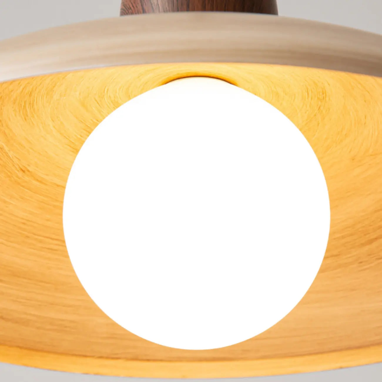 Modern Rustic Round Pendant Light for Kitchen