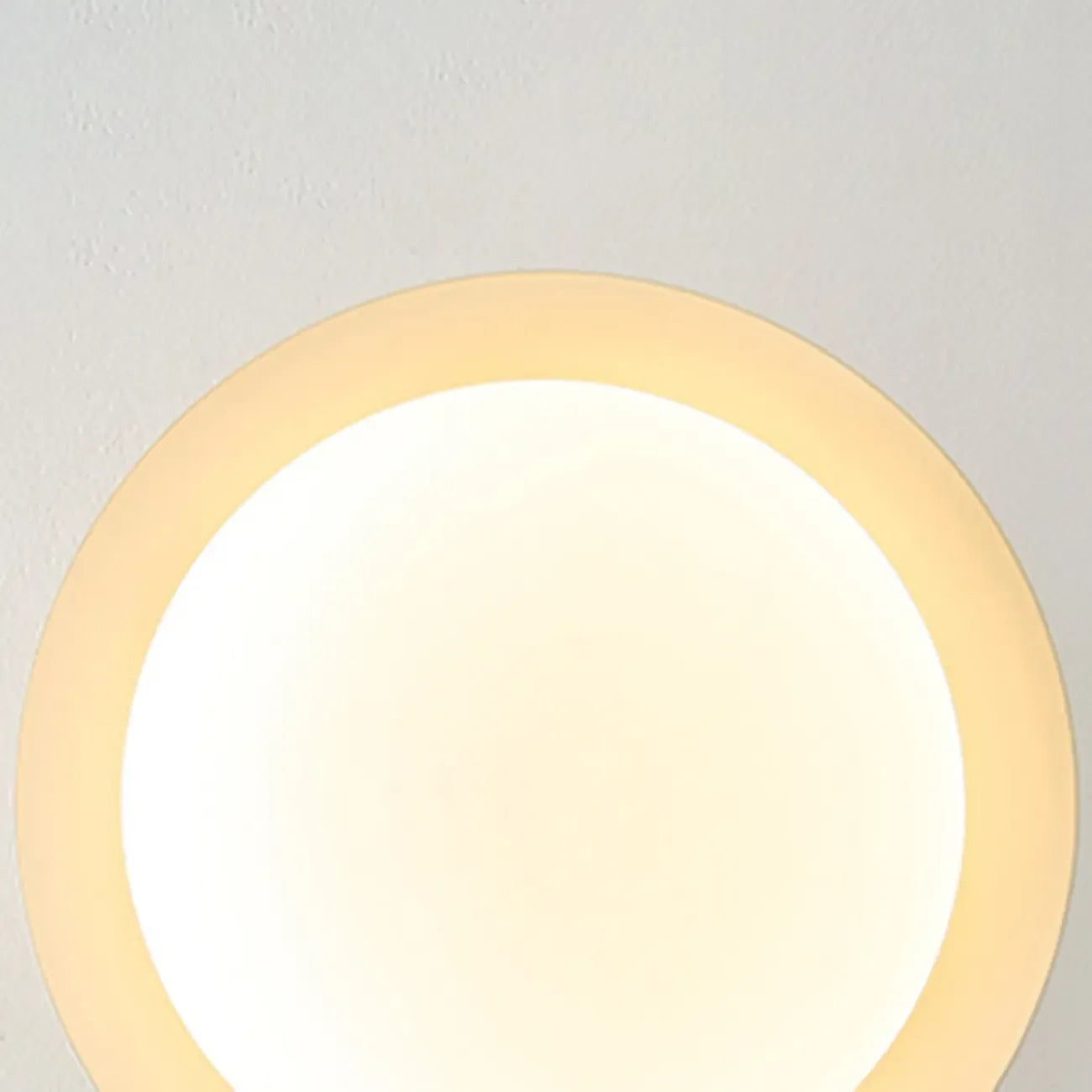 Modern Metal Semi-Flush LED Ceiling Light with 3 Color Light