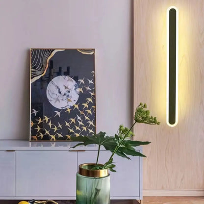 Dimmable Long Strip LED Bedroom Wall Light with Acrylic
