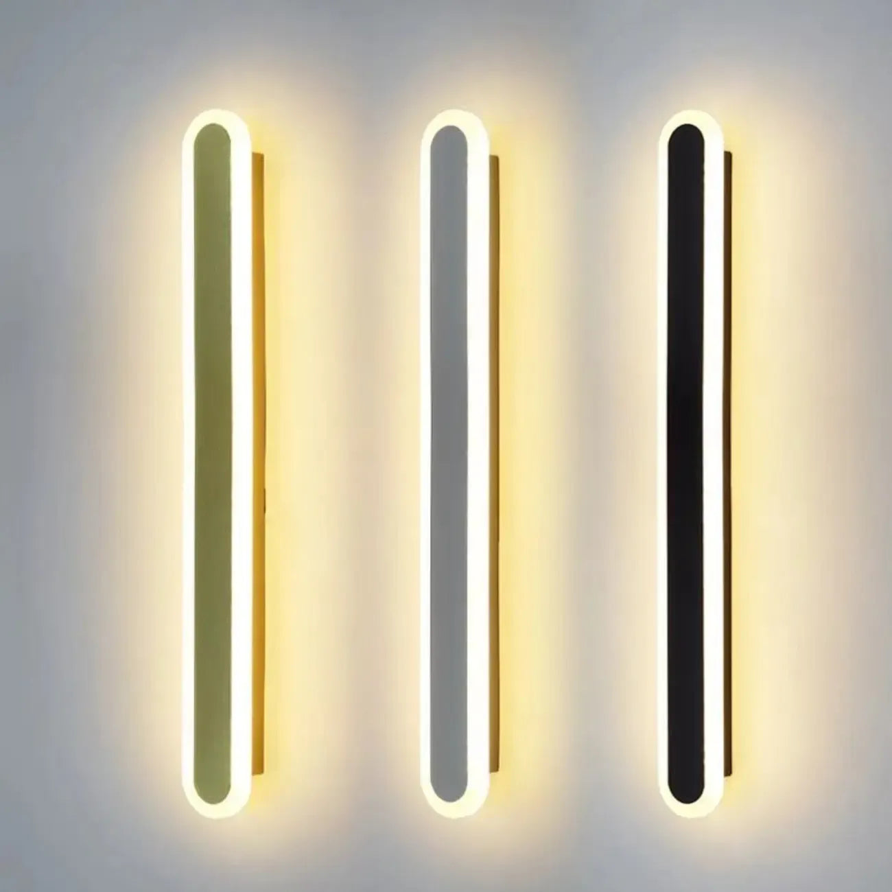 Dimmable Long Strip LED Bedroom Wall Light with Acrylic