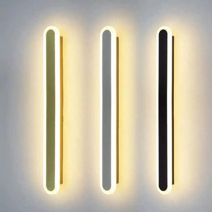 Dimmable Long Strip LED Bedroom Wall Light with Acrylic