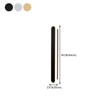 Dimmable Long Strip LED Bedroom Wall Light with Acrylic