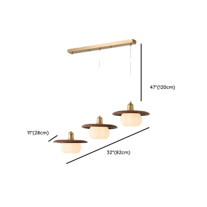 Geometric Dimmable 3-Light Acrylic LED Pendant Light Fixture