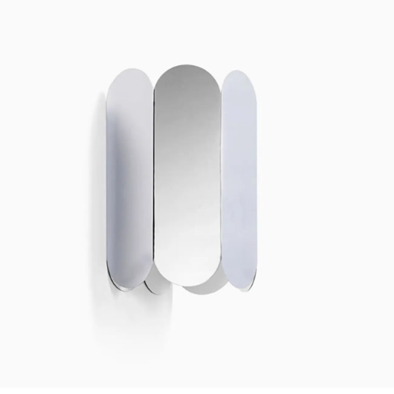 Mini Hardwired Modern Red Up & Down Wall Sconce in Geometric