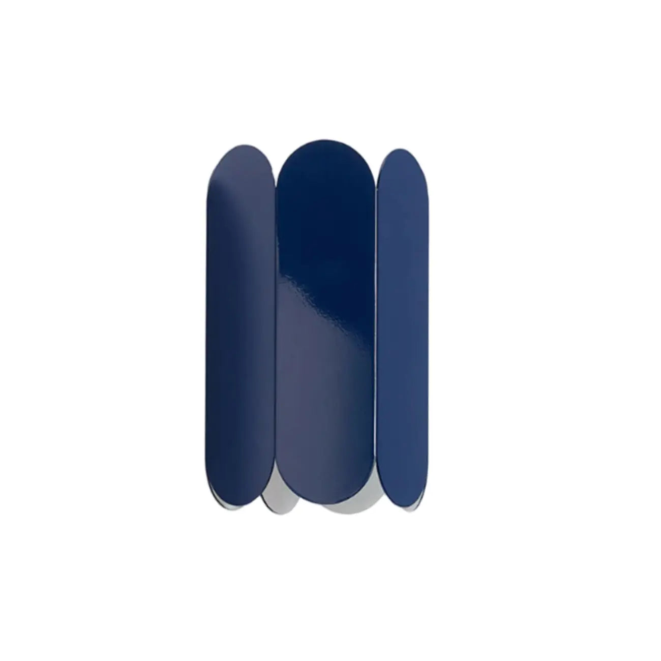 Mini Hardwired Modern Red Up & Down Wall Sconce in Geometric