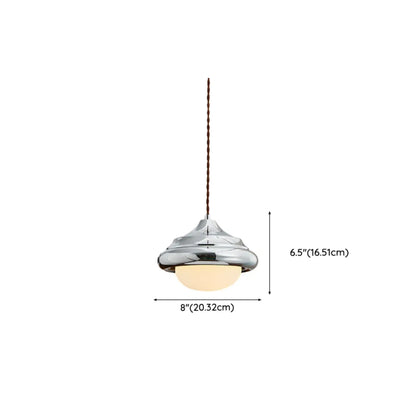 Geometric Walnut Glass Indoor Pendant Light Adjustable Height