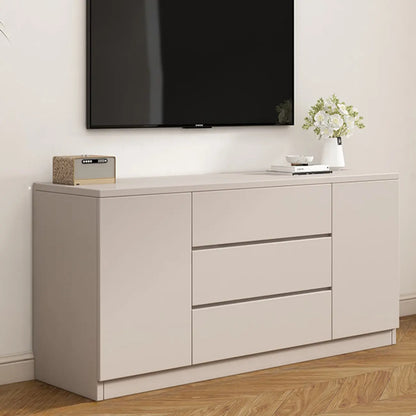 Modern Wooden TV Stand with Shelves and Cabinets