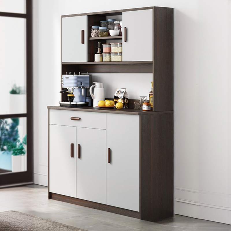 Large Wooden Acrylic Display Storage Adjustable Buffet Cabinet