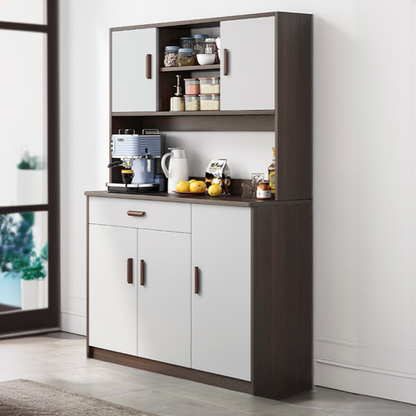 Large Wooden Acrylic Display Storage Adjustable Buffet Cabinet