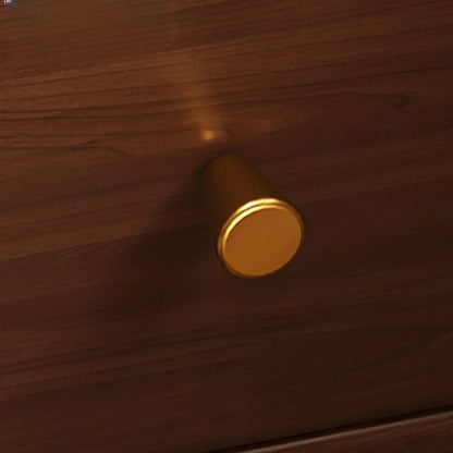 Modern White Wooden Bedside Table with Drawers