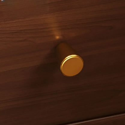 Modern White Wooden Bedside Table with Drawers