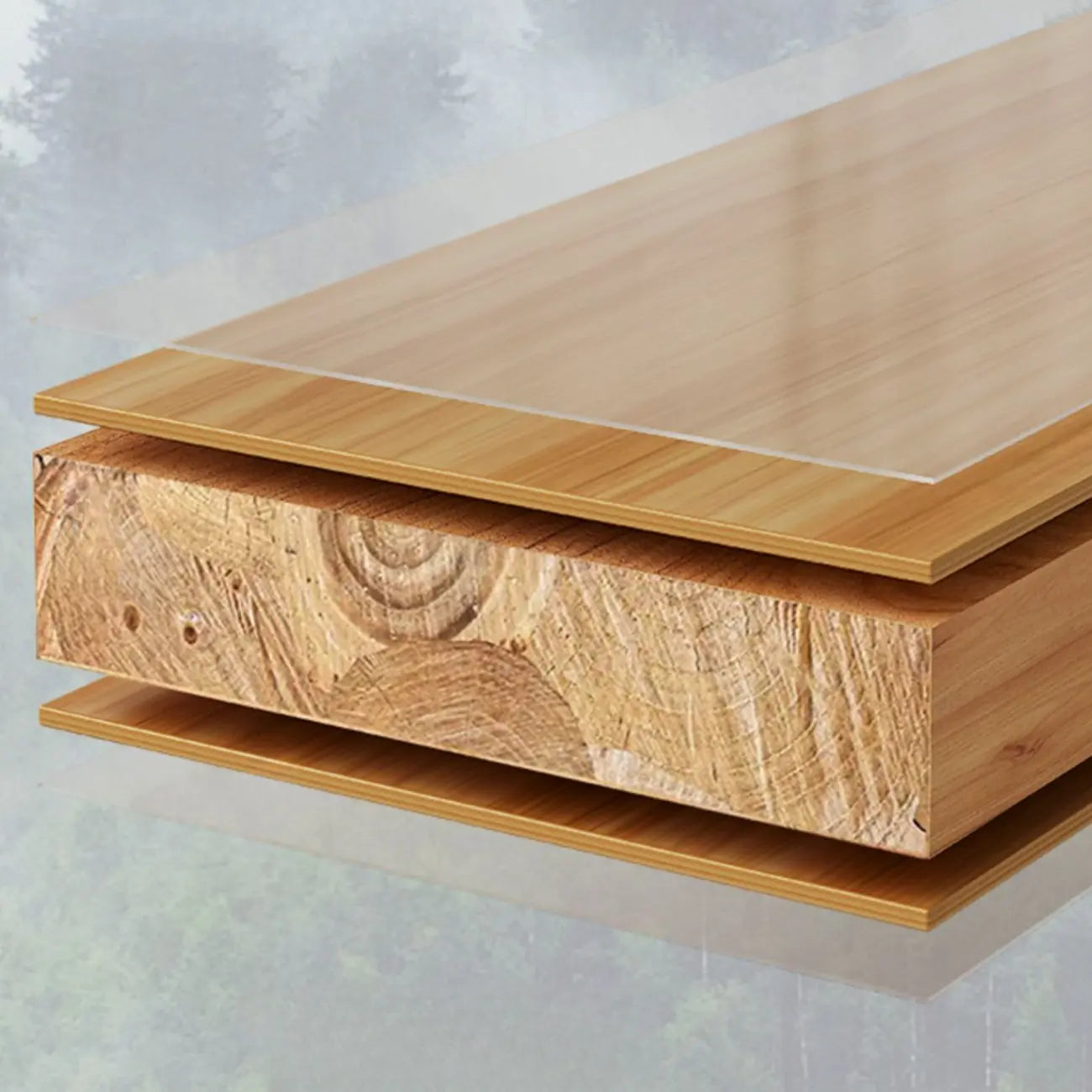 Modern White Wooden Bedside Table with Drawers