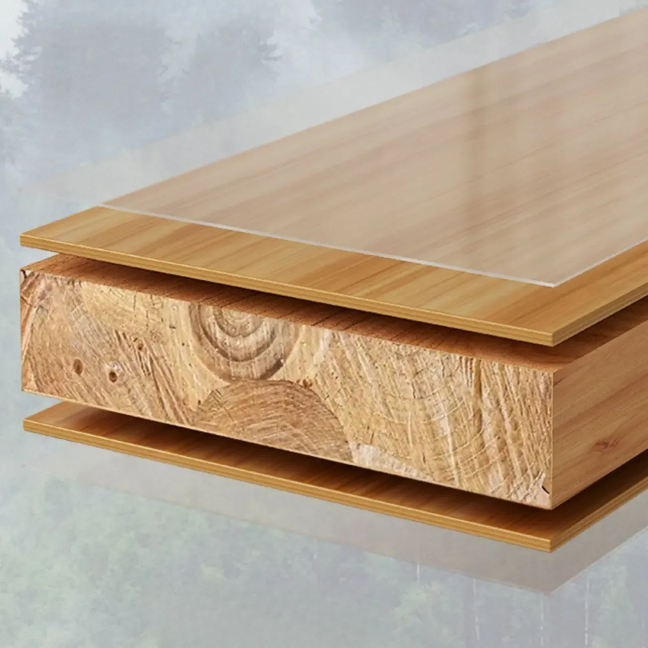 Modern White Wooden Bedside Table with Drawers