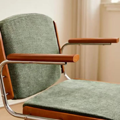 Modern Green Fabric Ergonomic Swivel Office Chair