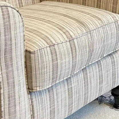 Traditional Wingback Linen Fabric Arm Chair Living Room