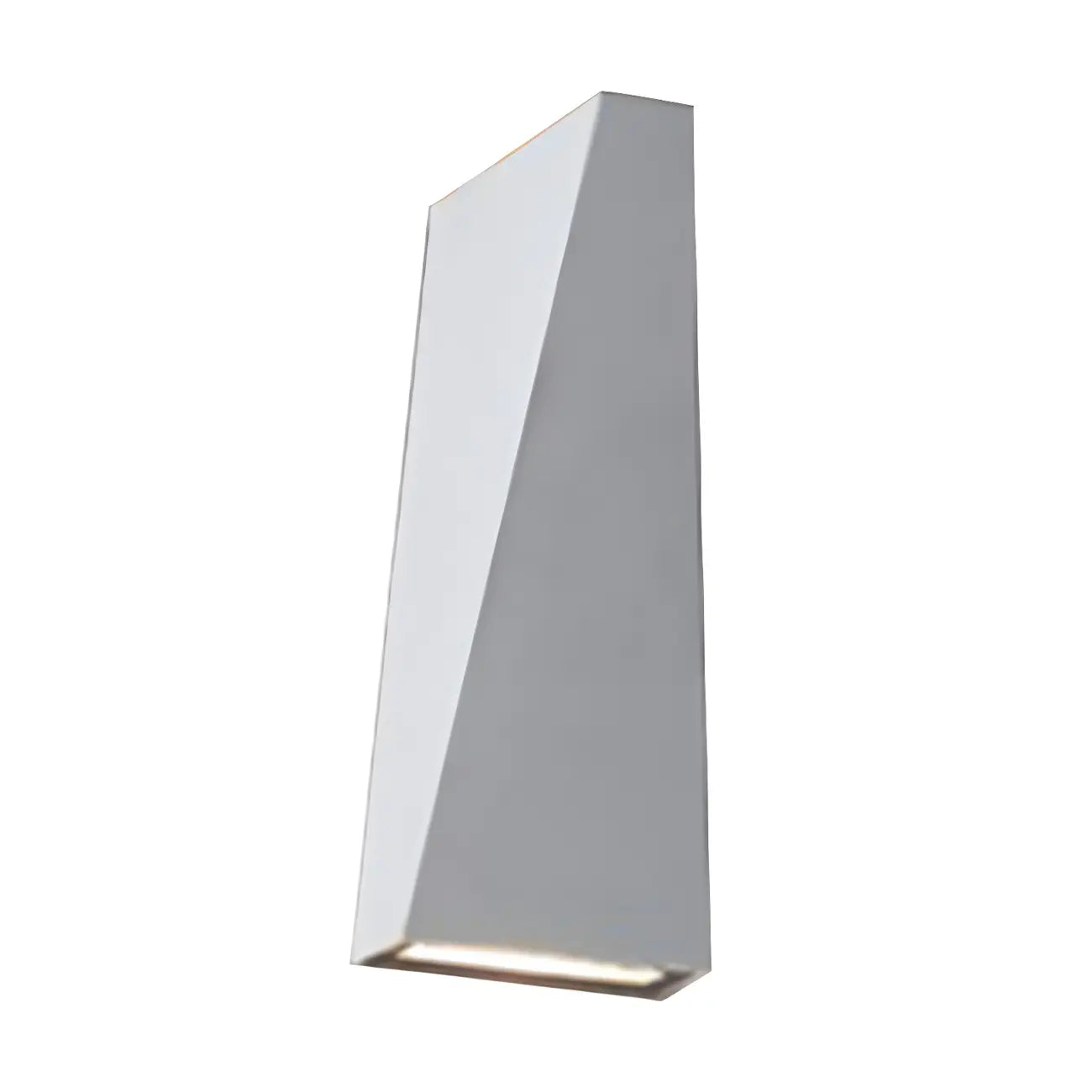Modern Black Metal Triangular Up Down LED Outdoor Wall Light