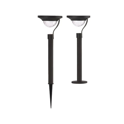 Modern Solar Hemisphere Clear Shade Landscape Lighting