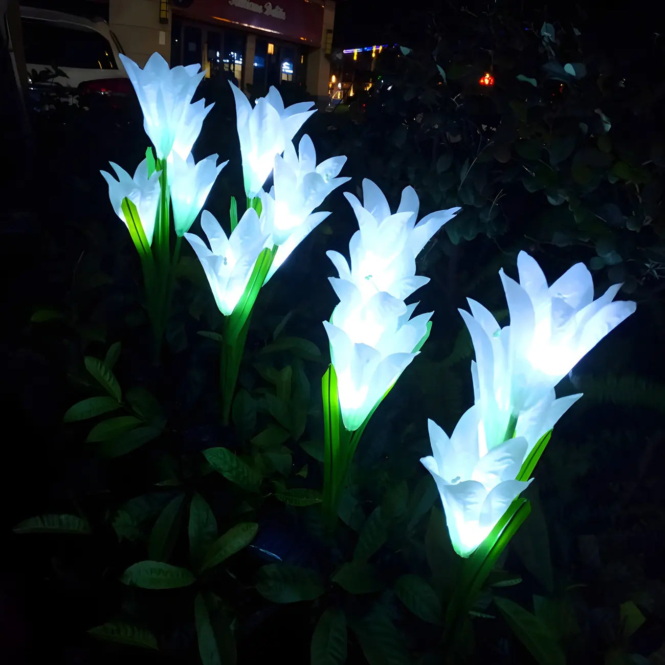 Decorative Artificial Lily Solar Landscape Lighting